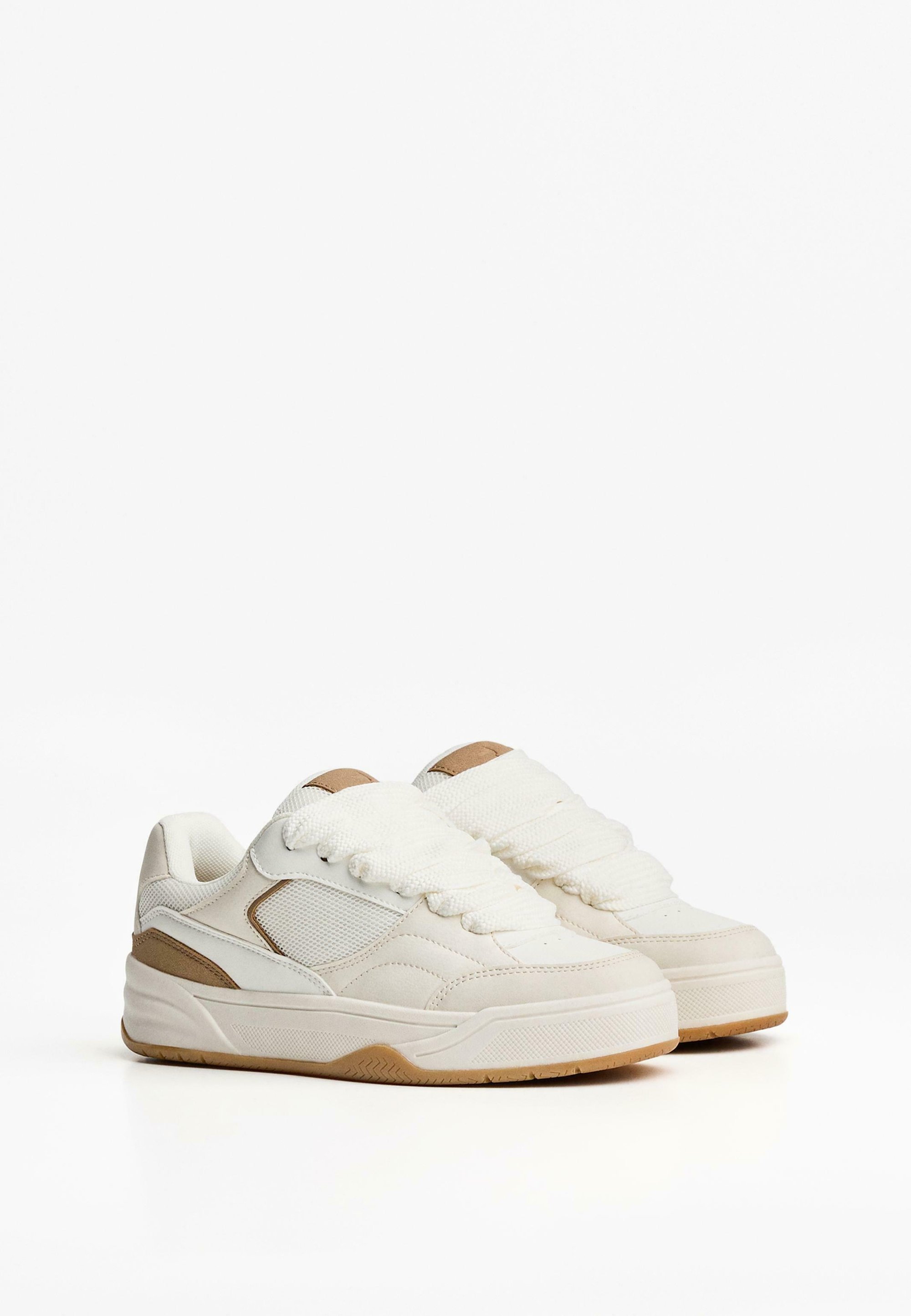 Scarpe da ginnastica Bershka - bianche