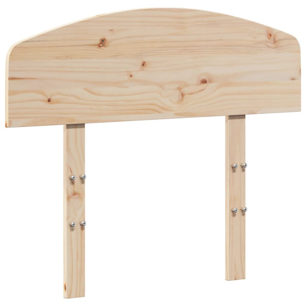 Wezgłowie łóżka Brąz 75 cm Drewno sosnowe vidaXL