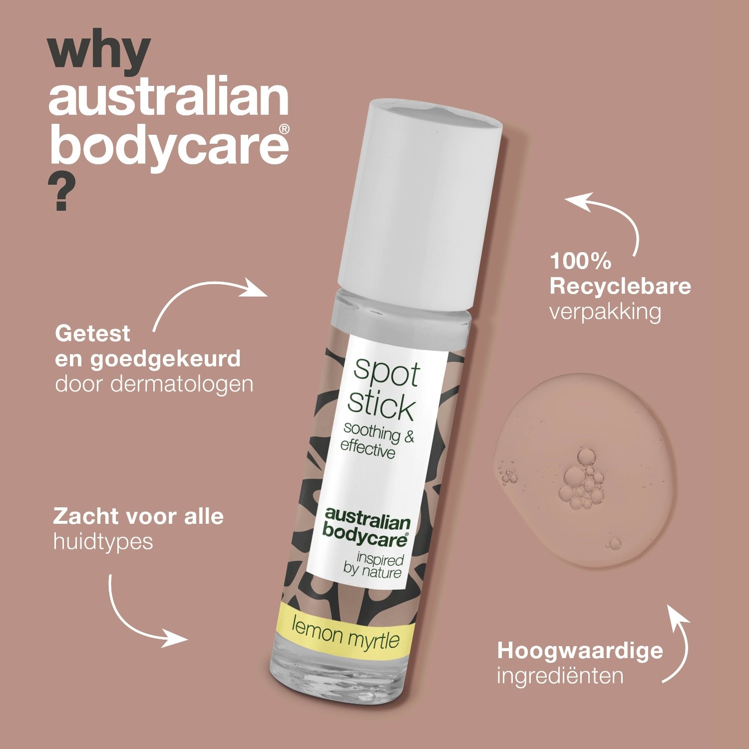 Australian Bodycare Anti-Pickel-Pflegestift Zitronenmyrte - 9 ml