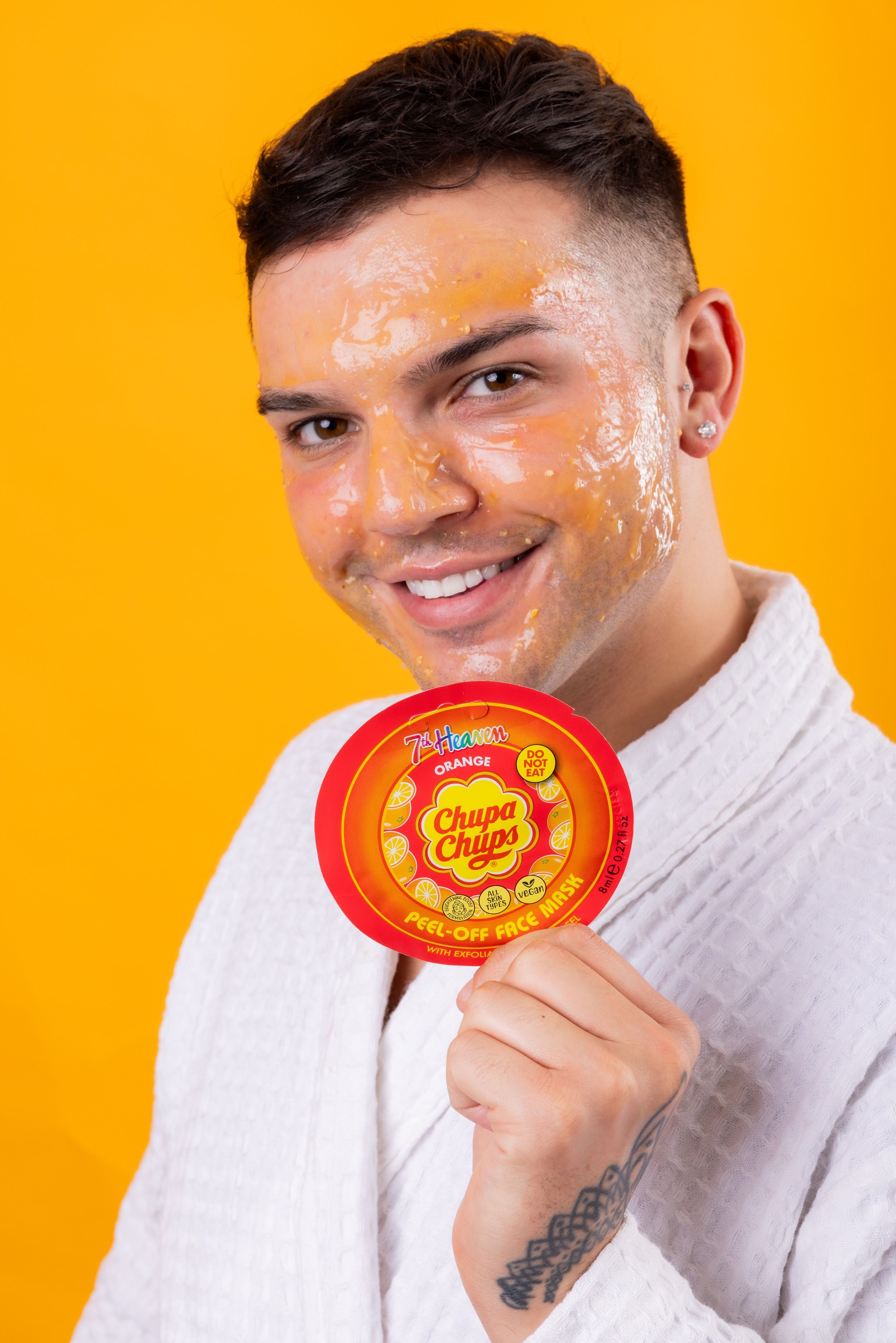Chupa Chups maska za lice s narančom za skidanje maske za lice Maske za lice