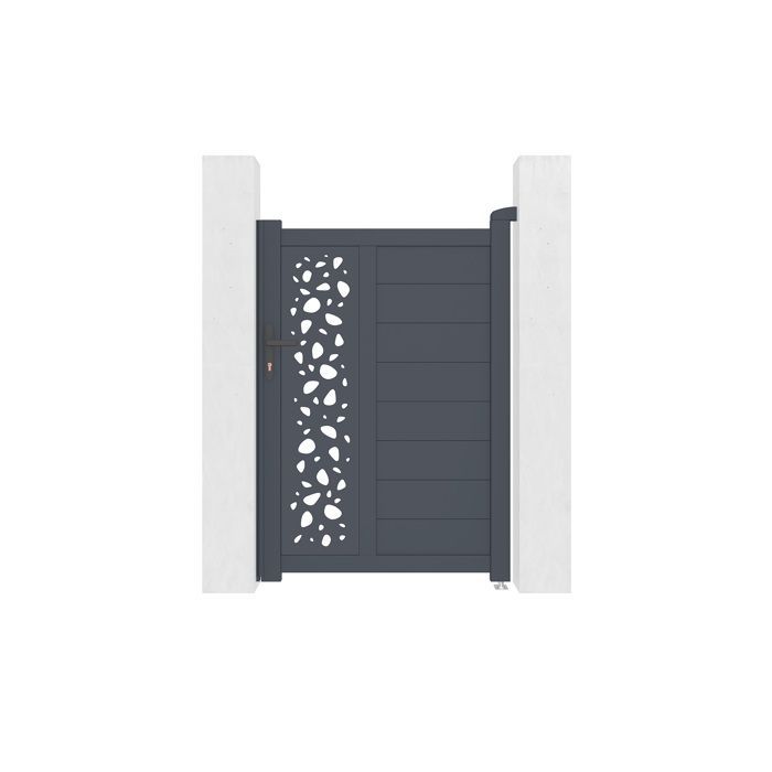 Puerta - Casanoov - SUNNY - 1 m de altura (145 cm) - Aluminio - Gris antracita
