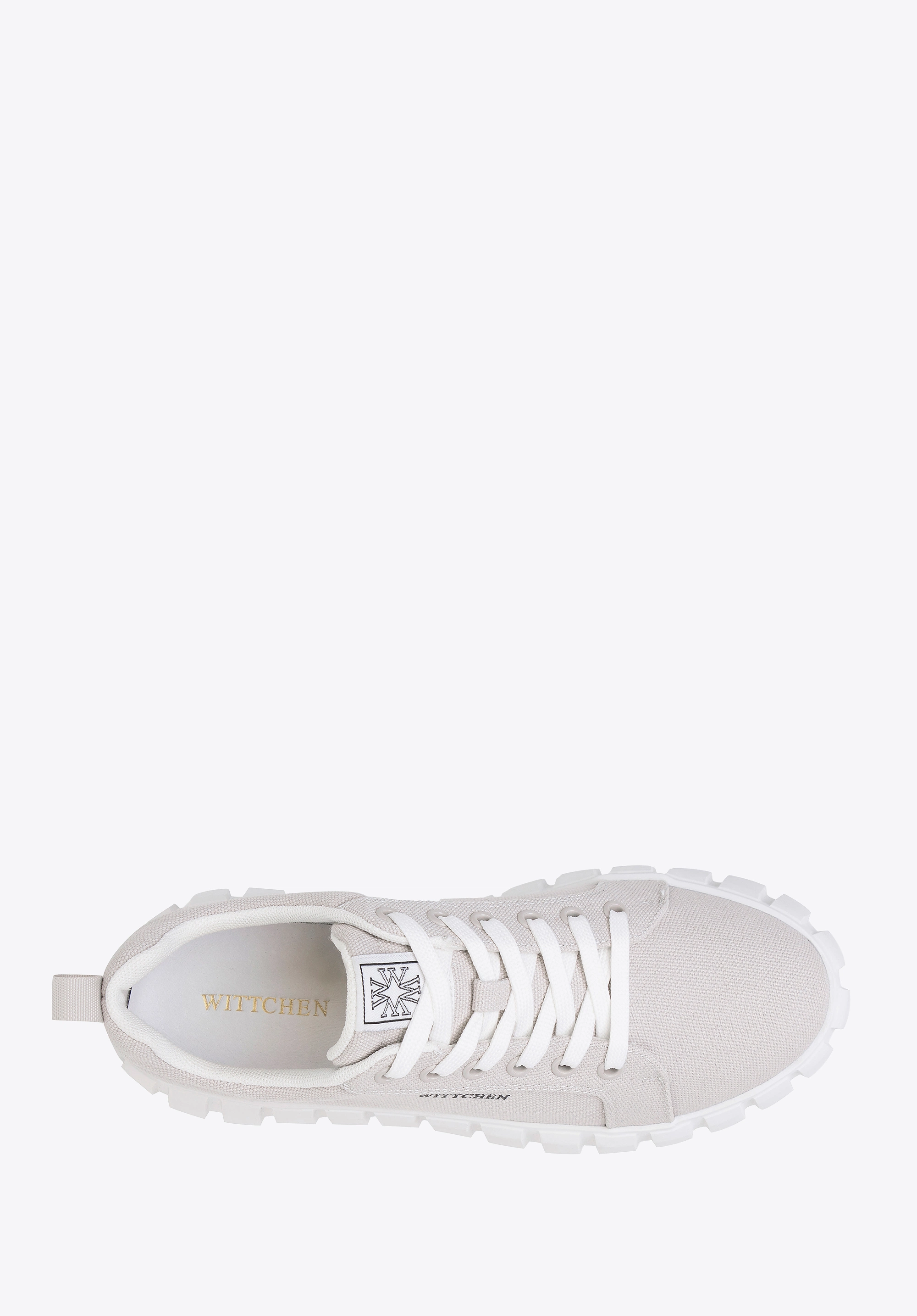 Damskie sneakersy na platformie szare