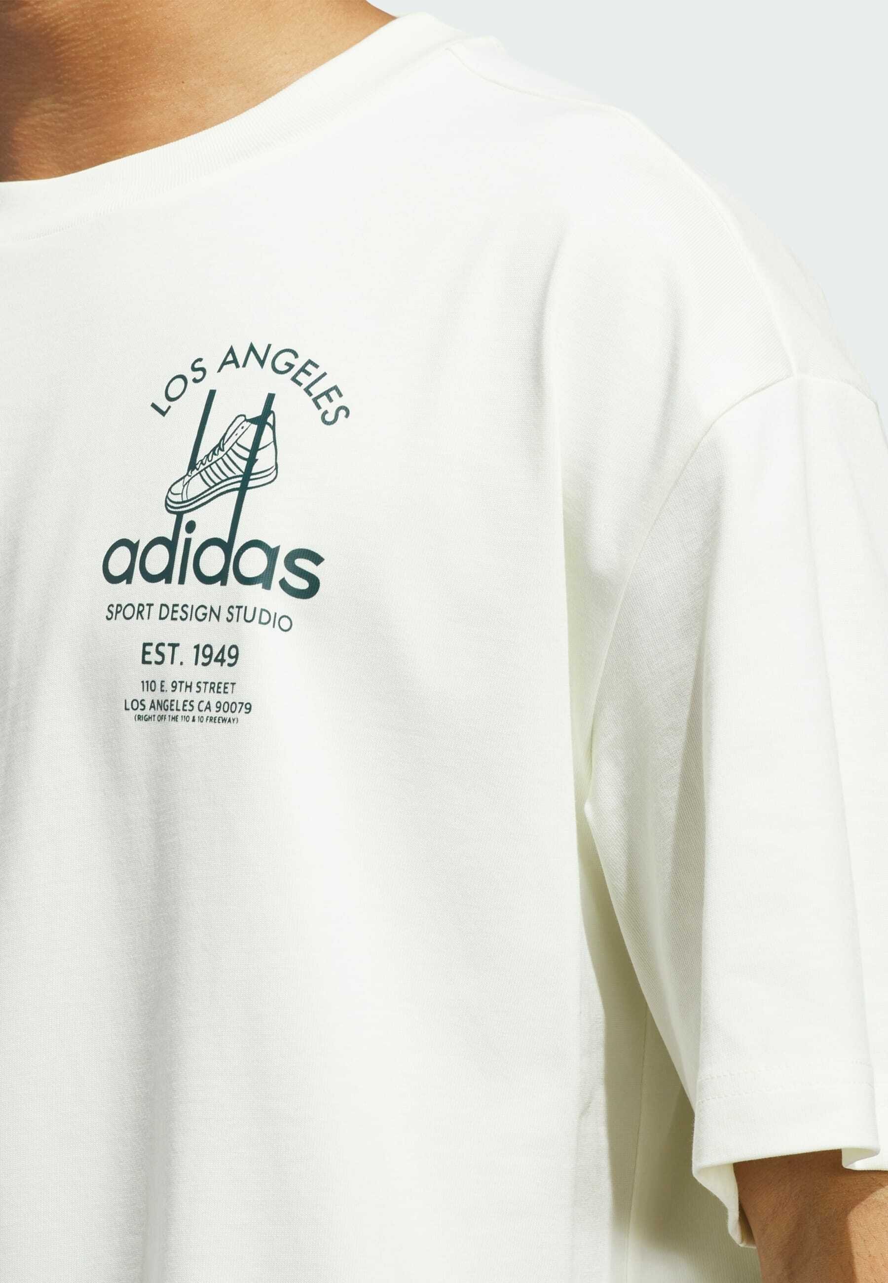 adidas Originals T-shirt met print - ivoor