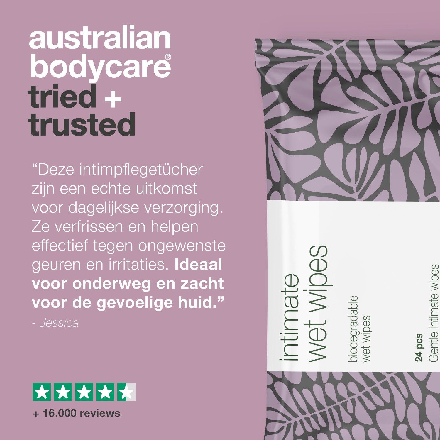 Intímne obrúsky Australian Bodycare – 1 kus