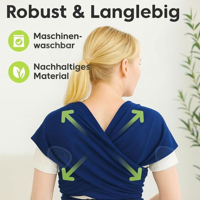 C Baby carrier sling with a 20kg load capacity, front-wrap backpack with multifunctional shoulder straps, size label