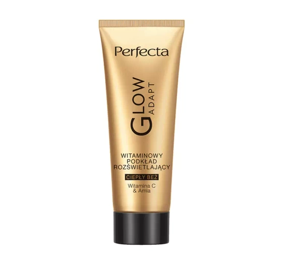 Perfecta Glow Adapt witaminowy podkład rozświetlający Naturalny Beż 30ml