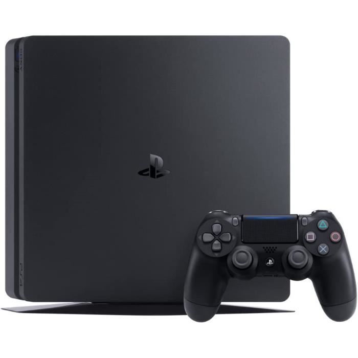 Console de salon - Sony - PlayStation 4 Slim - 500 Go - Couleur Noir - 1 manette max