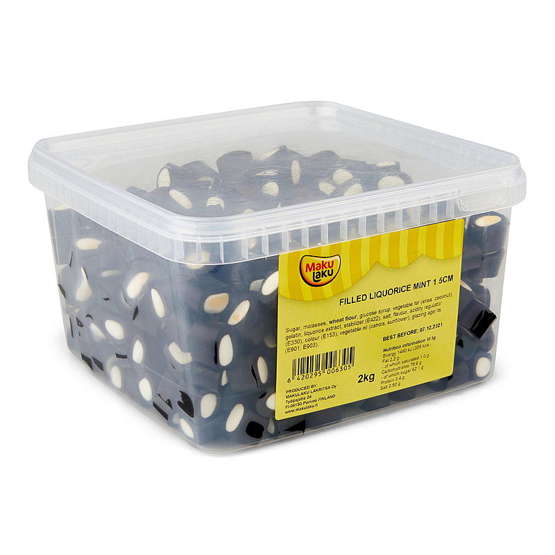 Regaliz KnallGoodt 2,0 kg con relleno de menta