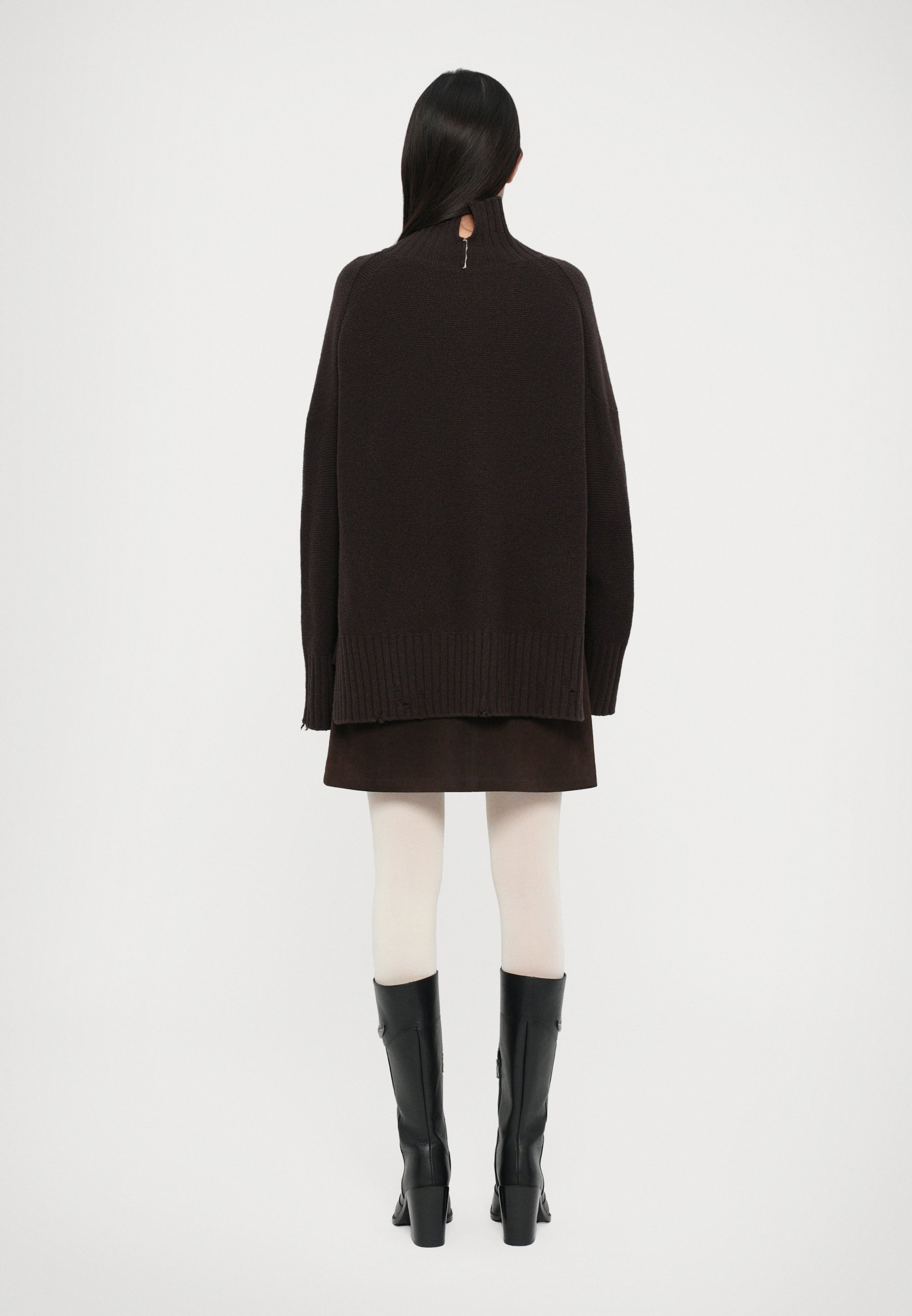 Zadig & Voltaire BLEEZA WESTERN - Maglione - cioccolato fondente