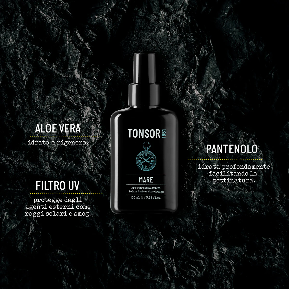Cura dei Capelli Mare- Pre e Post Asciugatura - Spray Capelli Styling & Finish, Trattamento per Capelli