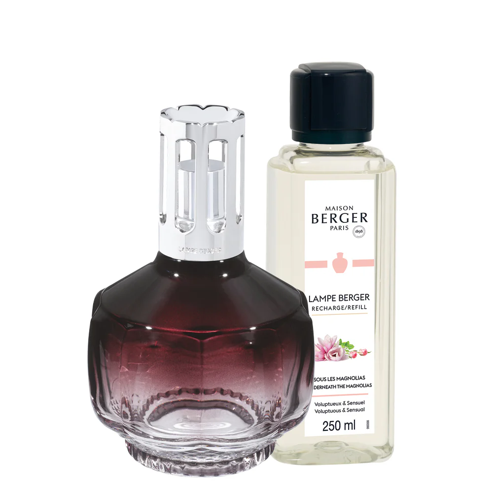 Lampe Coffret Molecule Prune - Cofanetto con Lampada, Lampada Catalitica