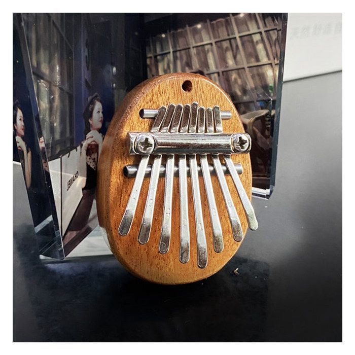 Mini träharpa med 8 toner - Kompakt musikinstrument för barn och vuxna