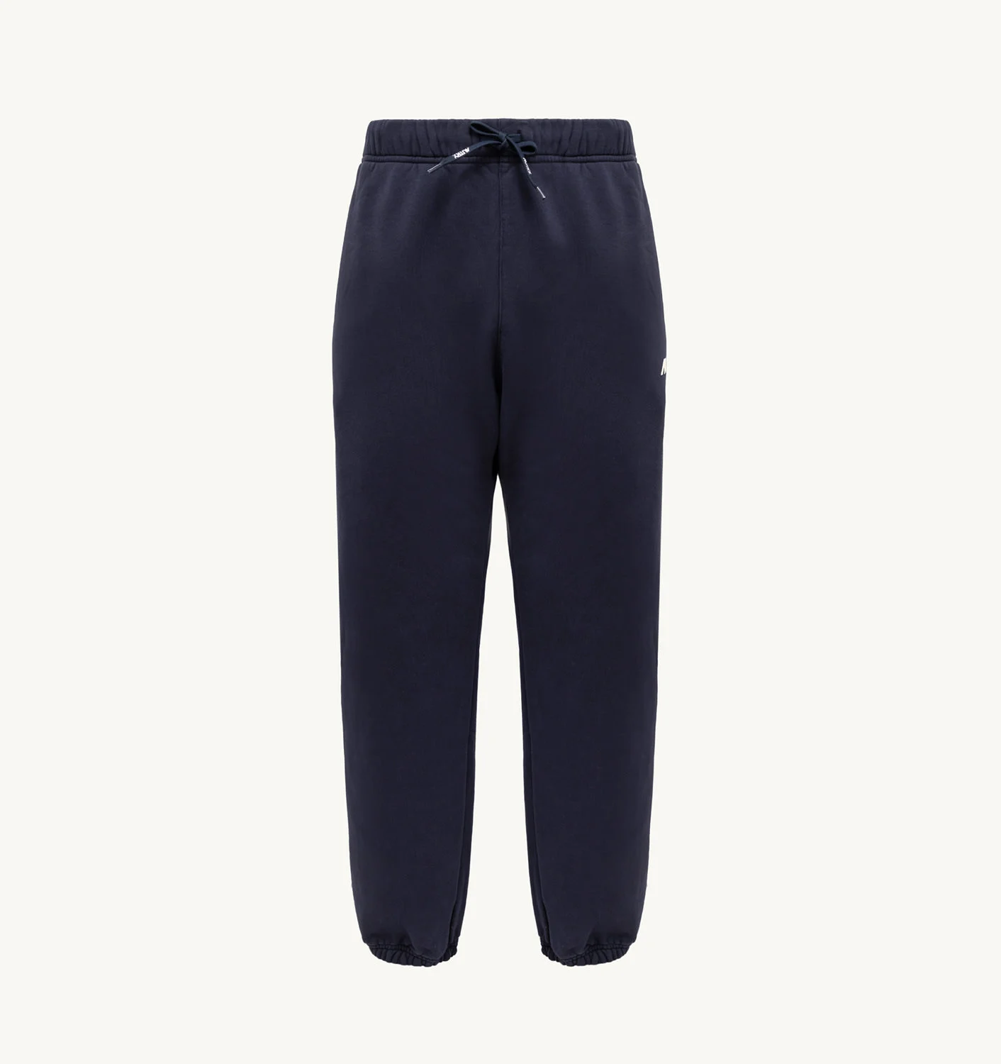 PANTALONI JOGGER ALBAȘTRI DIN JERSEY DE BUMBAC PERIAT
