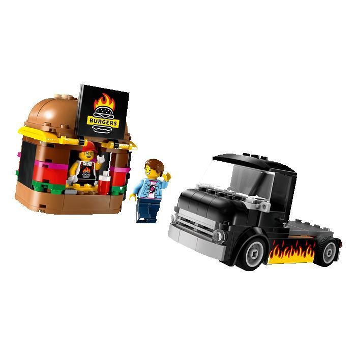 LEGO City 60404 Burger Food Truck Gifts Toys Collectibles 5+