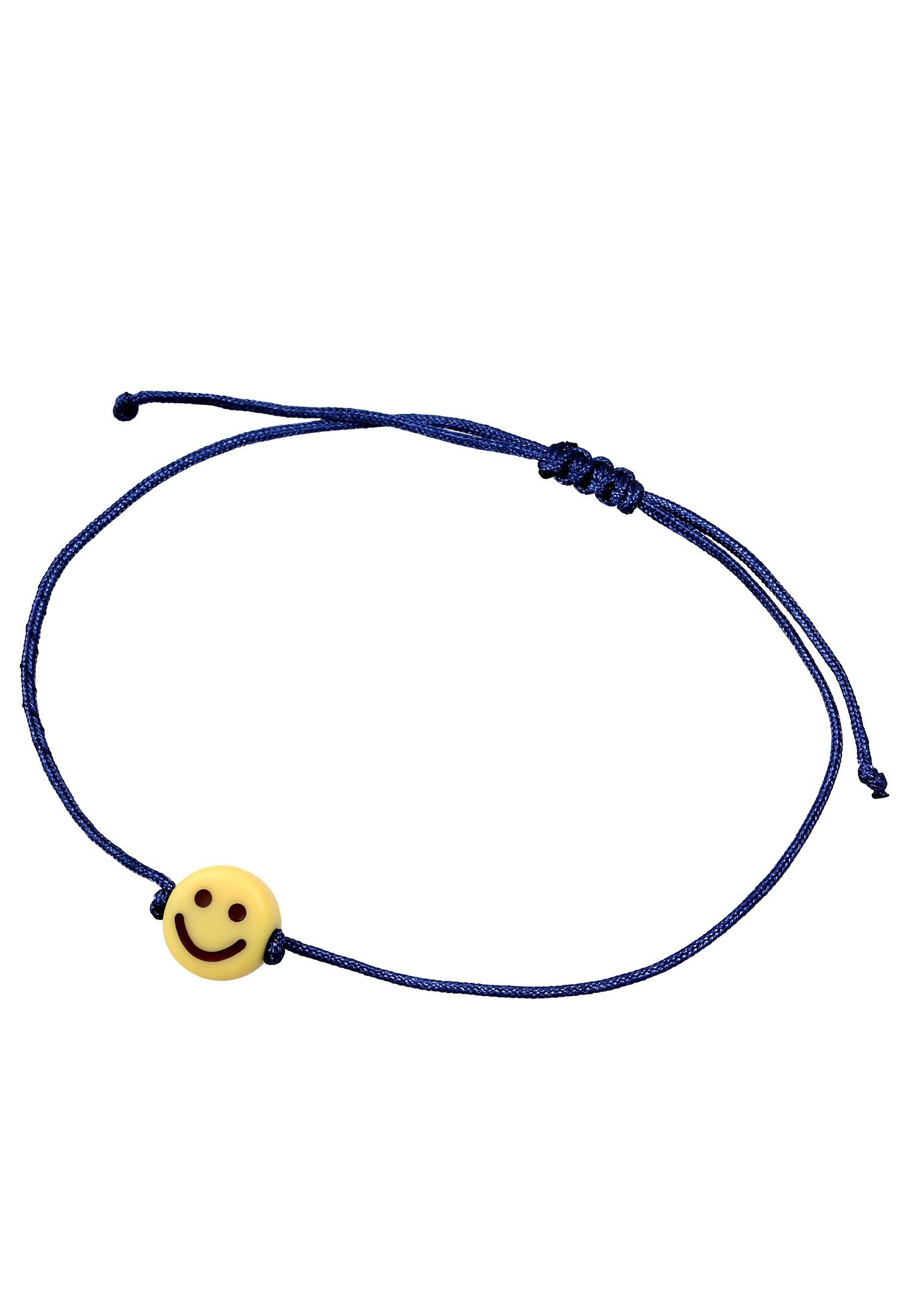 Kuzzoi lachende emoji kraal - hanger - blauw