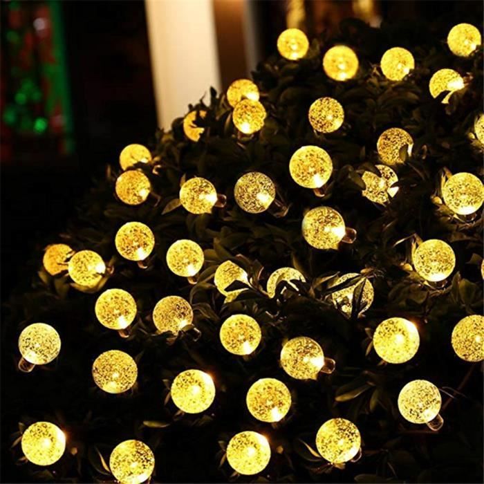 Guirlande lumineuse - MIOLOE - 6.5M - 30 LED - Blanc chaud - Étanche IP65 - 8 Modes
