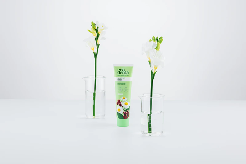 Ecodenta Green Sensitivity Relief Zahnpasta für empfindliche Zähne mit Fluorid