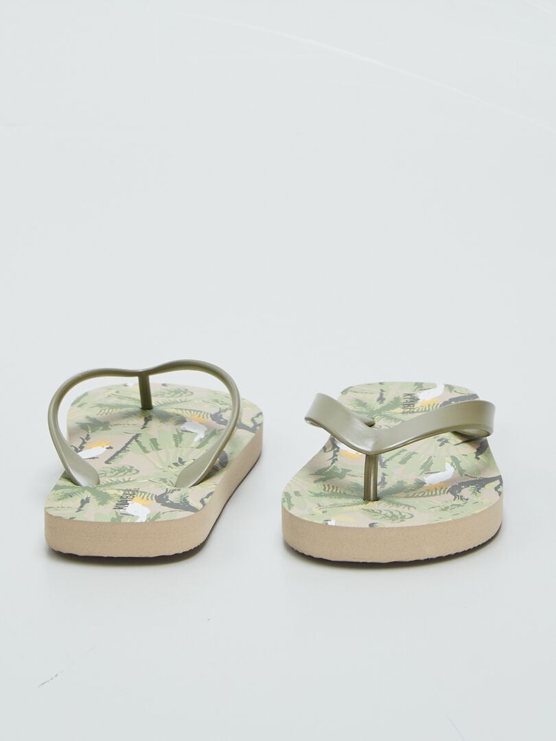 Chinelo de dedo - Cáqui