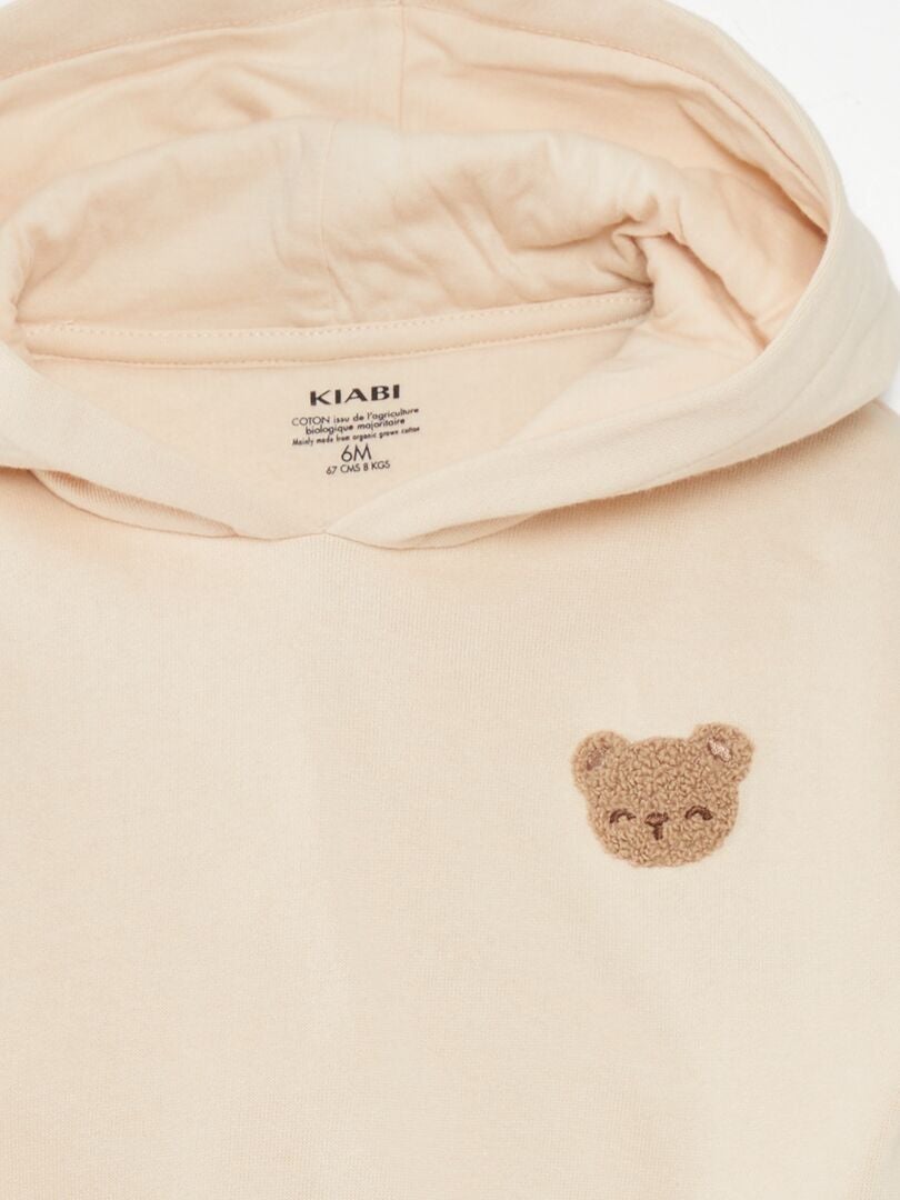 Hoodie + Leggings Set - 2-delig - BEIGE