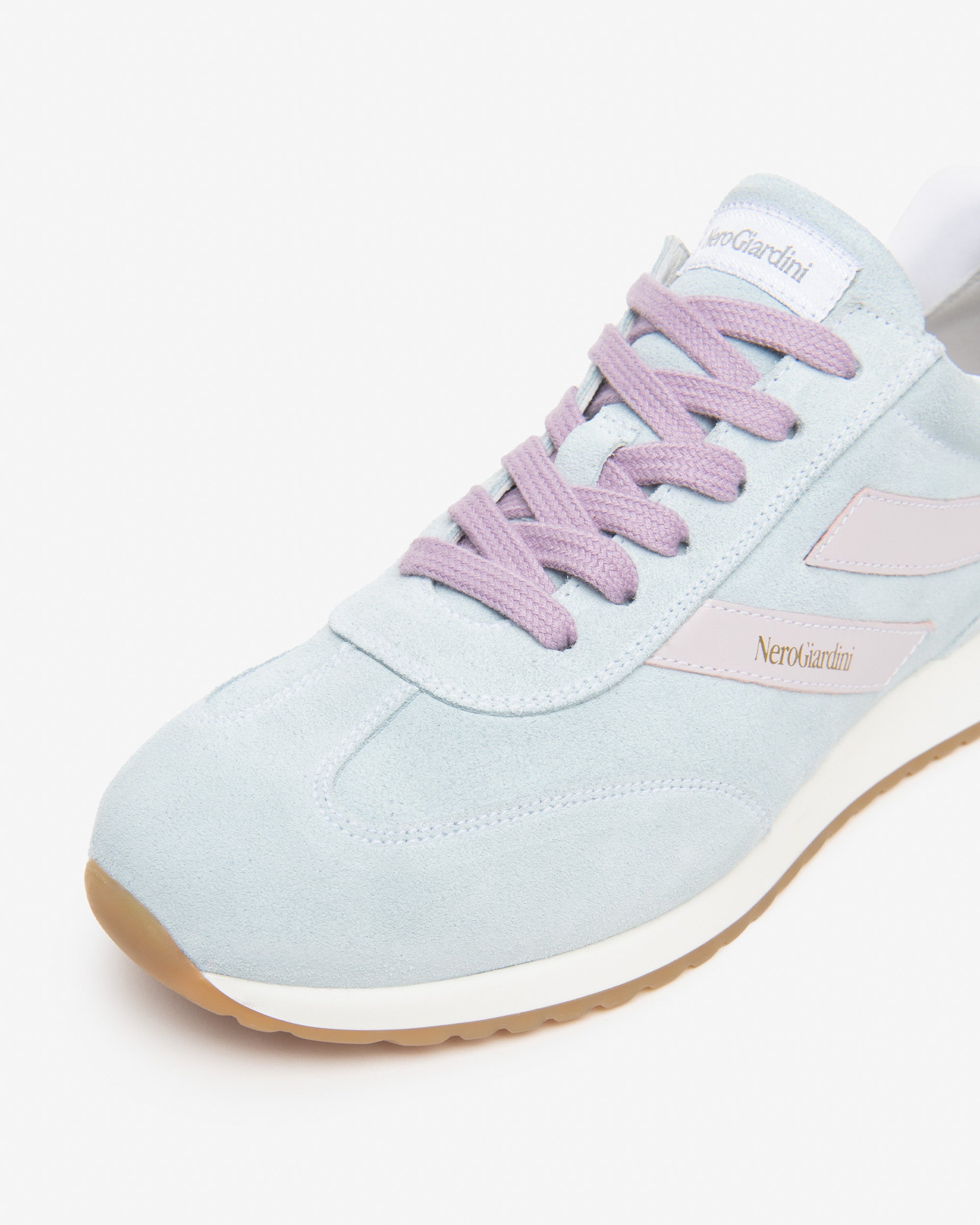 Damen-Sneaker aus Wildleder, Leder und technischen Materialien
