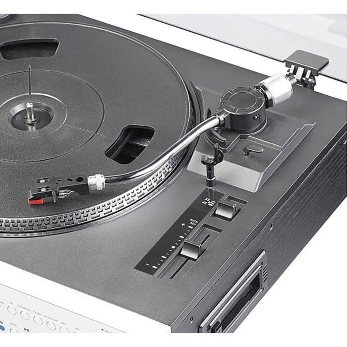 Multifunktions-Plattenspieler – MHX-620.dab – Schwarz – Bluetooth – Digitaler Encoder – DAB+-Radio