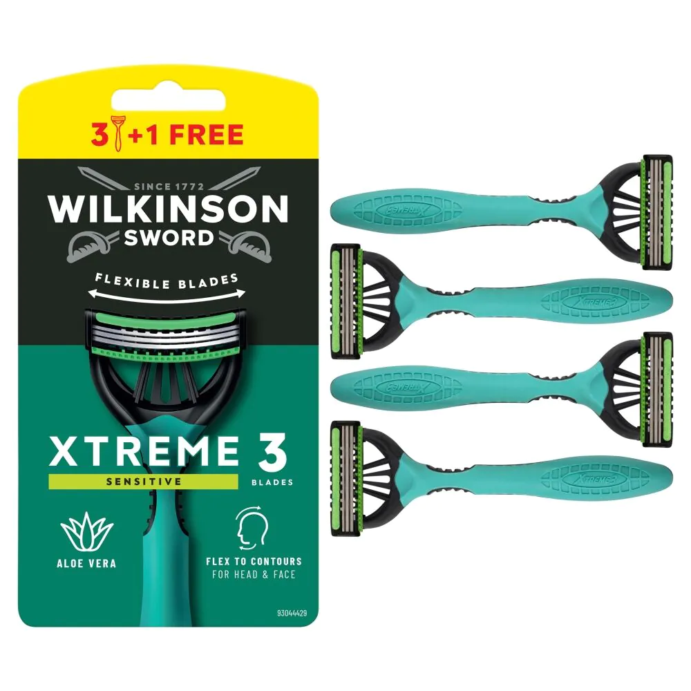 Wilkinson Xtreme3 Sensitive 3+1 Gratis