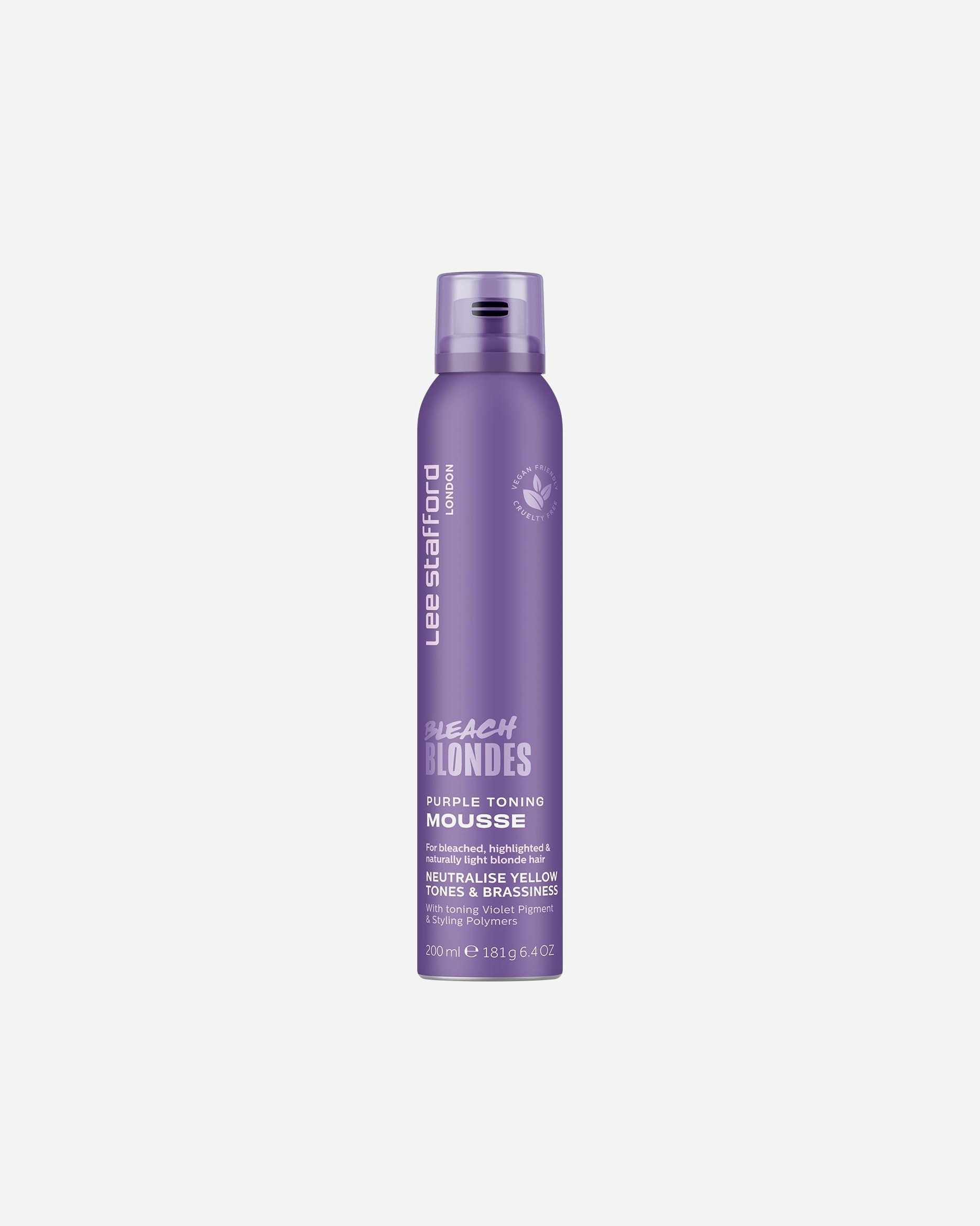 Lee Stafford matu putas Bleach Blondes Purple Tinting Mousse - 200 ml