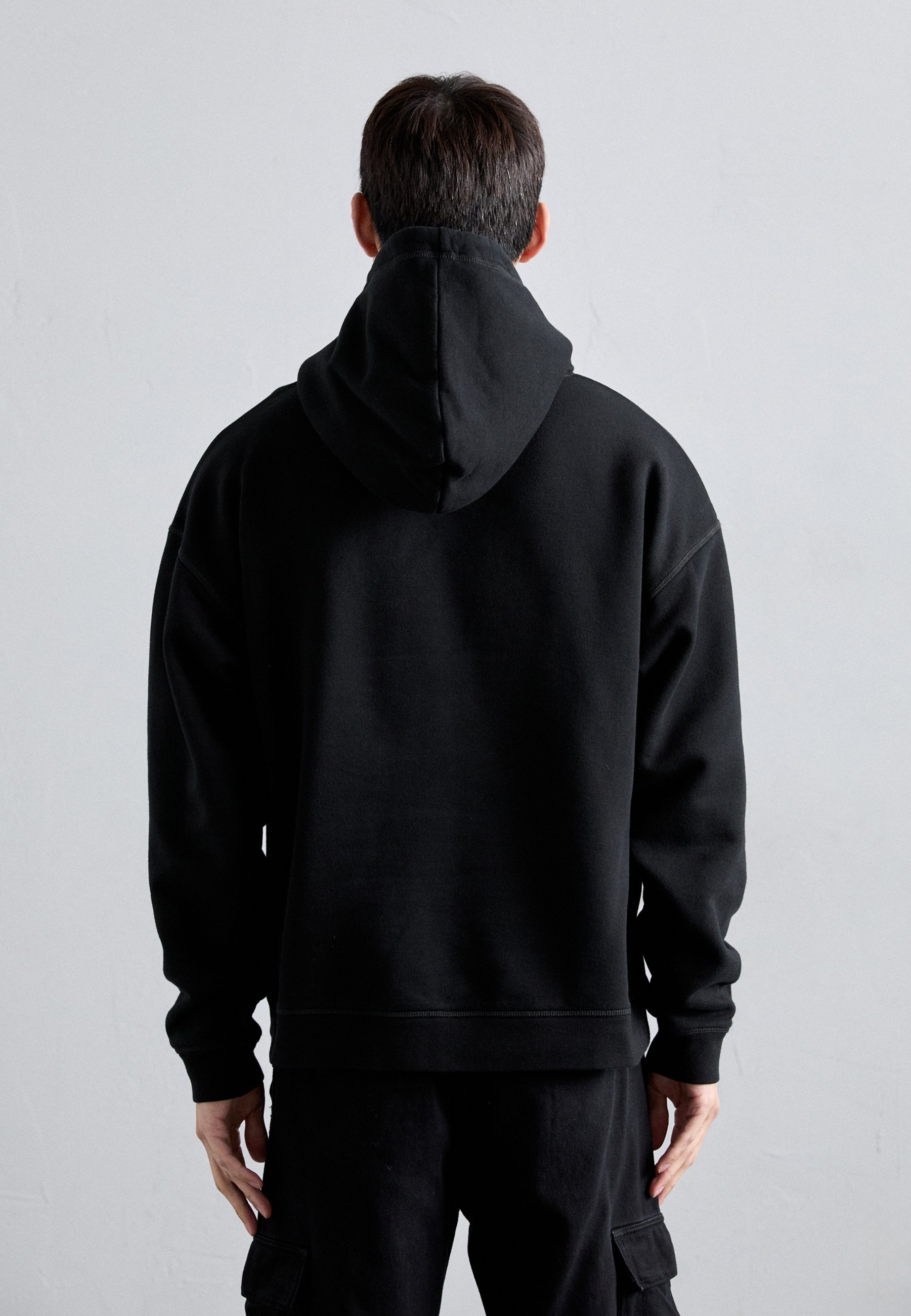 Felpa con cappuccio Dsquared2 RELAXED FIT - nera