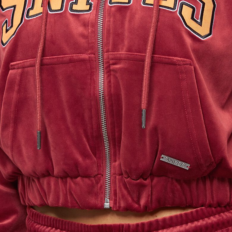 Giacca sportiva in velluto con logo College
