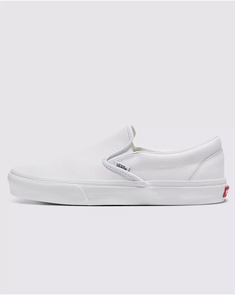 Customs Elevated True White Leather Slip-On Shoe