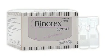 RINOREX Rinorex Aerosol con bicarbonato 25 frascos Solución salina hipertónica