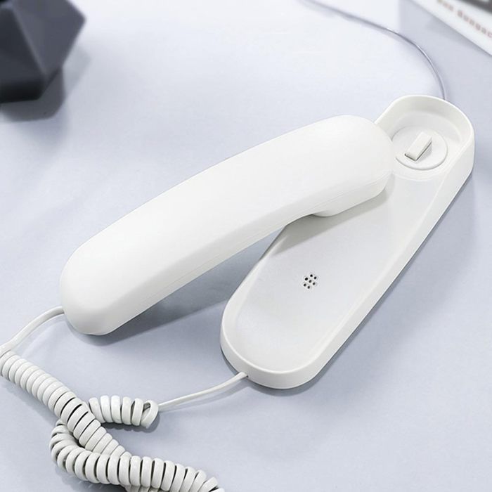Téléphone fixe à domicile avec de grosses touches, adapté aux utilisateurs âgés et utilisable à domicile, au bureau et dans