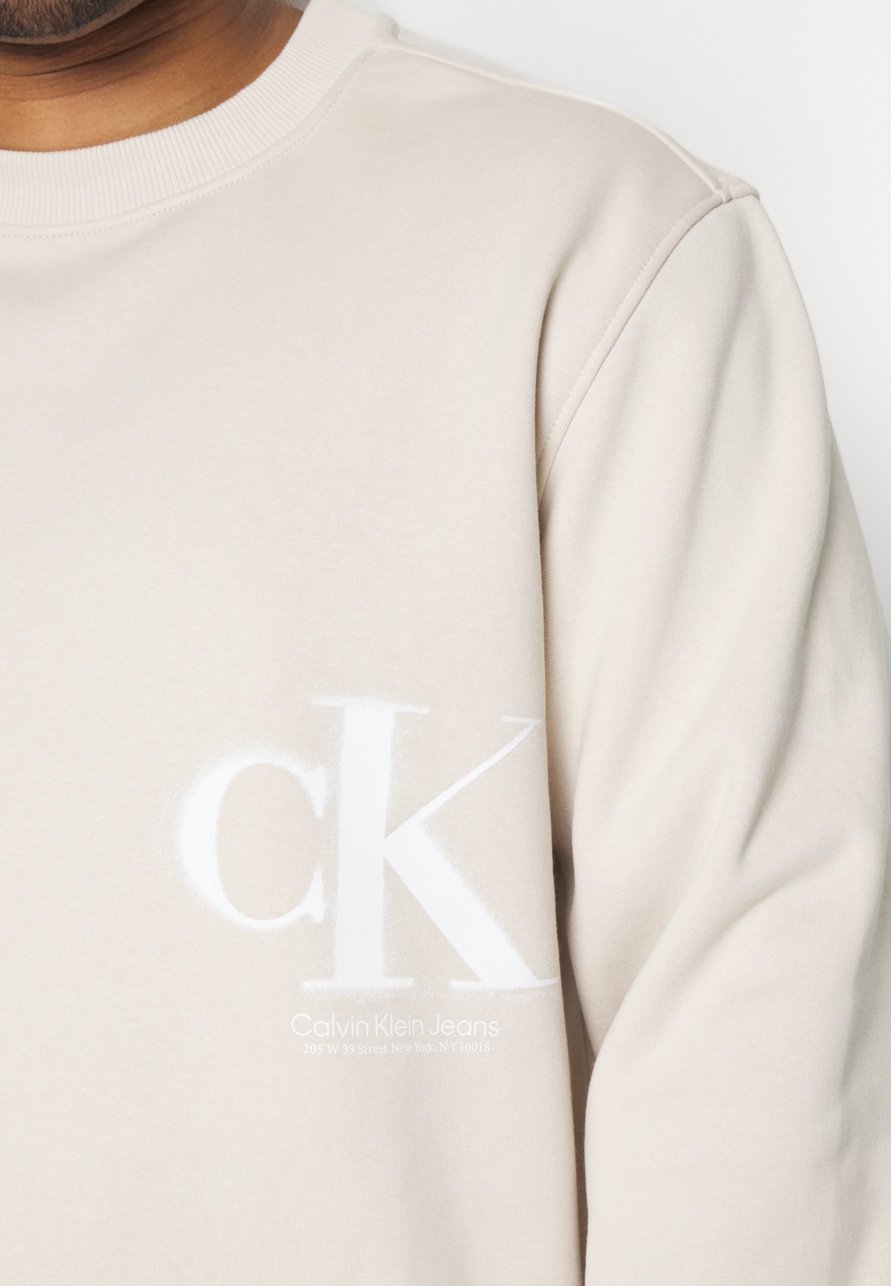 Felpa Calvin Klein Jeans Plus - beige