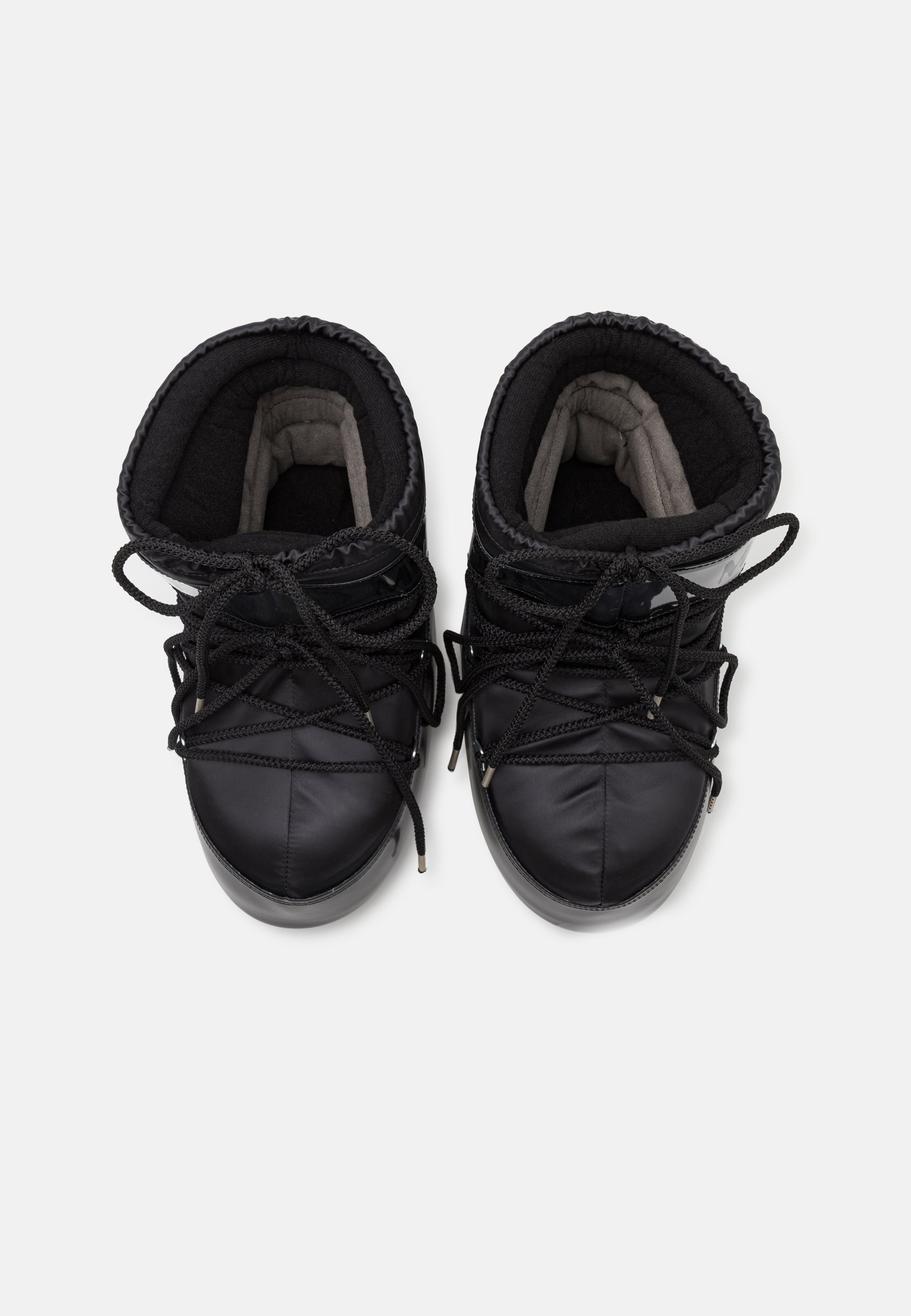 Moon Boot ICON LOW GLANCE UNISEX - Enkellaarsjes met vetersluiting - zwart