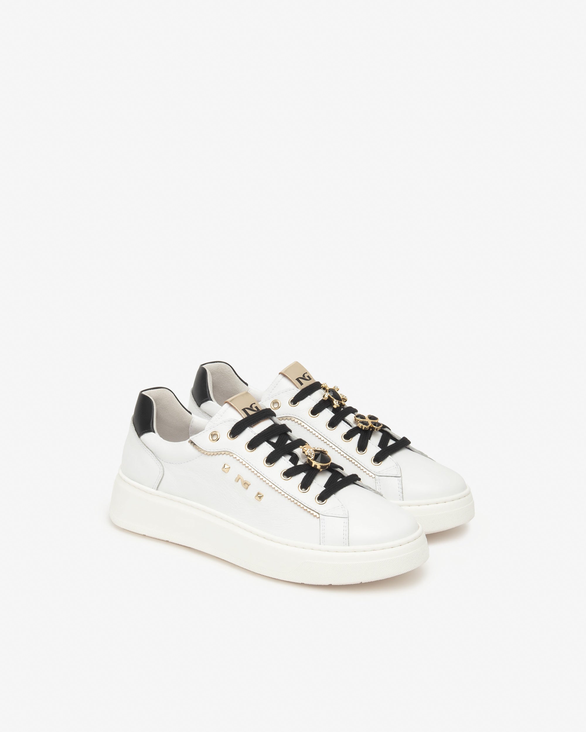  Damen-Sneaker aus Leder und Funktionsmaterial