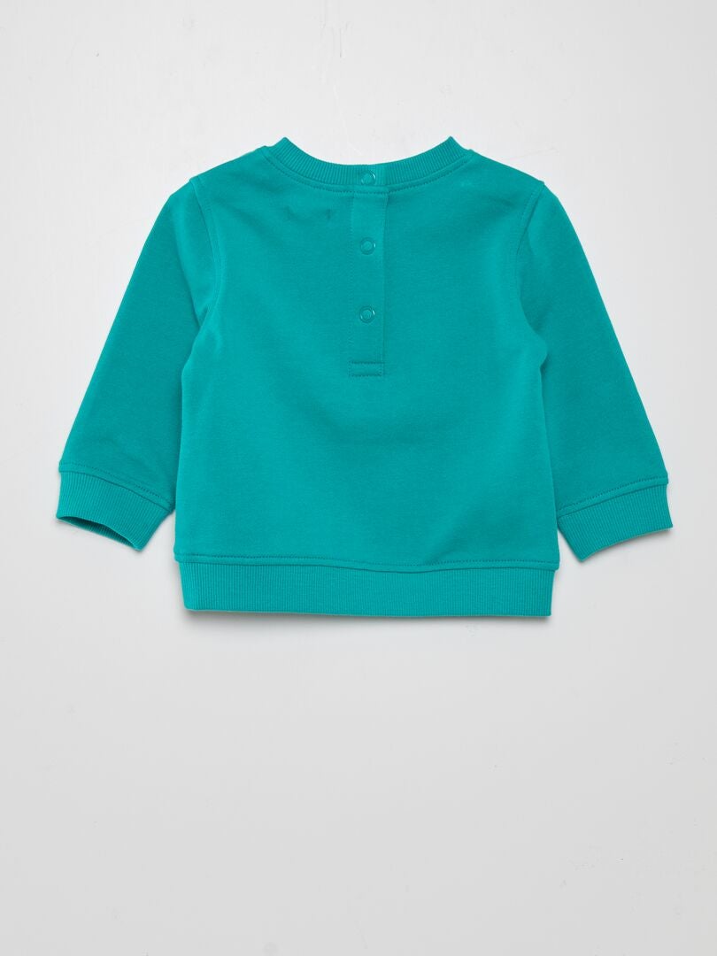 Sudadera ligera de felpa - Verde