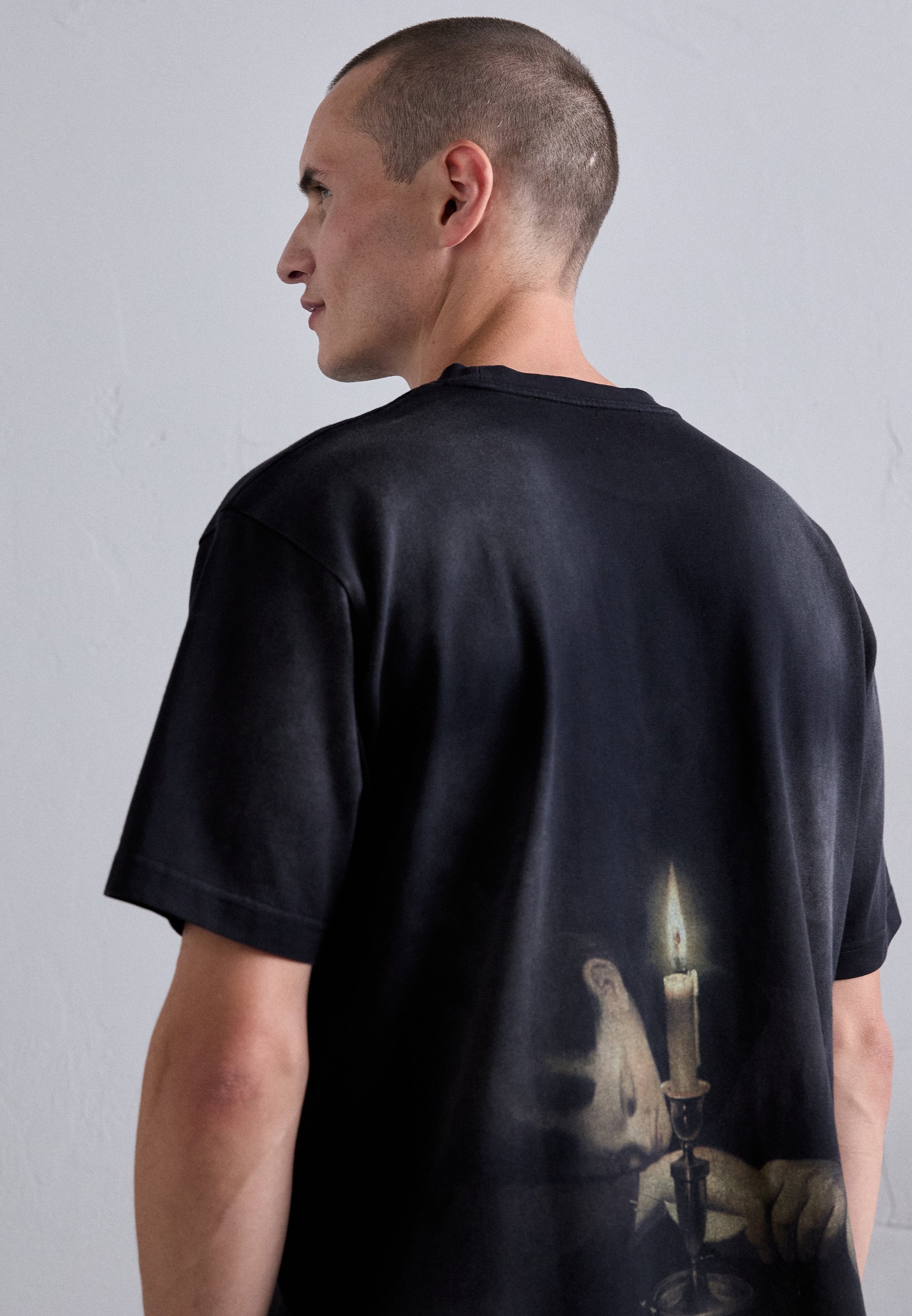 MISBHV RENAISSANCE - T-shirt met print - gewassen zwart