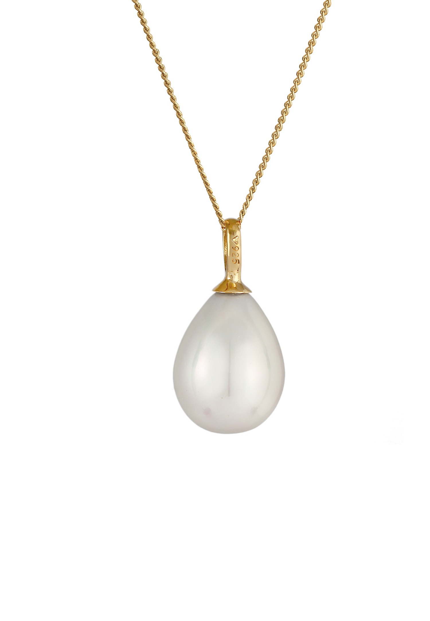 Nenalina Perle de coquillage classique en 925/1000 argent massif