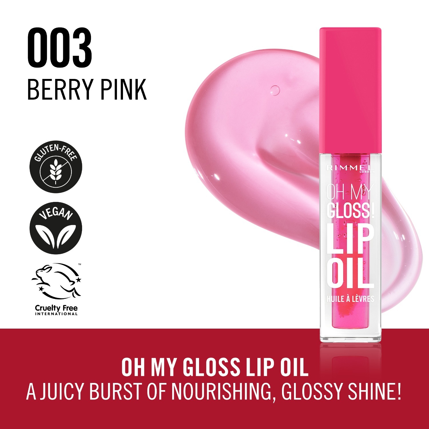 Rimmel London Lippenöl Oh My Gloss! Lippenöl - 4,5 ml