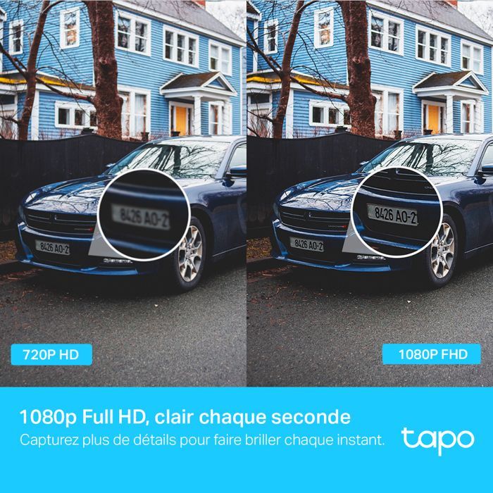 Cámara de vigilancia exterior Tapo C500 - 360° 1080p - Visión nocturna - Notificaciones en tiempo real - Detección de personas