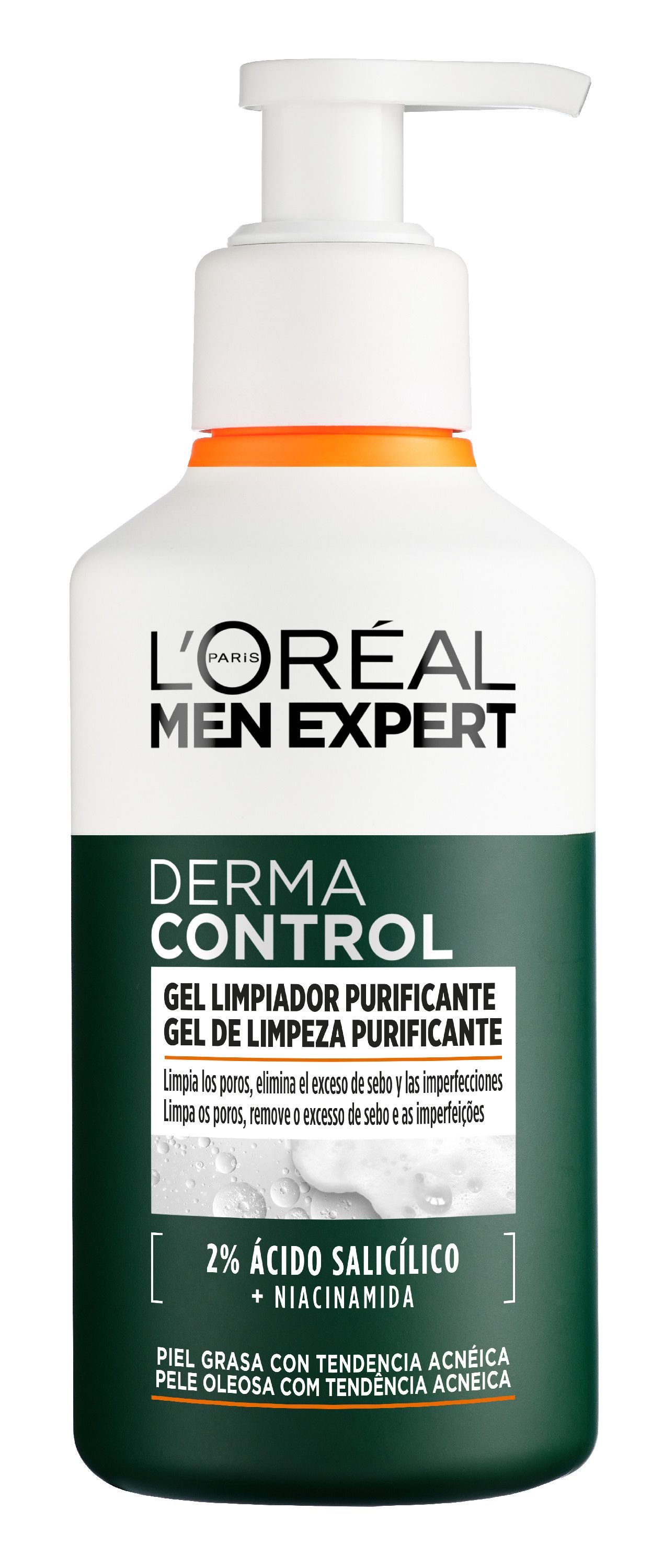Men Expert Derma Control attīrošais tīrīšanas gels Sejas tīrīšana vīriešiem