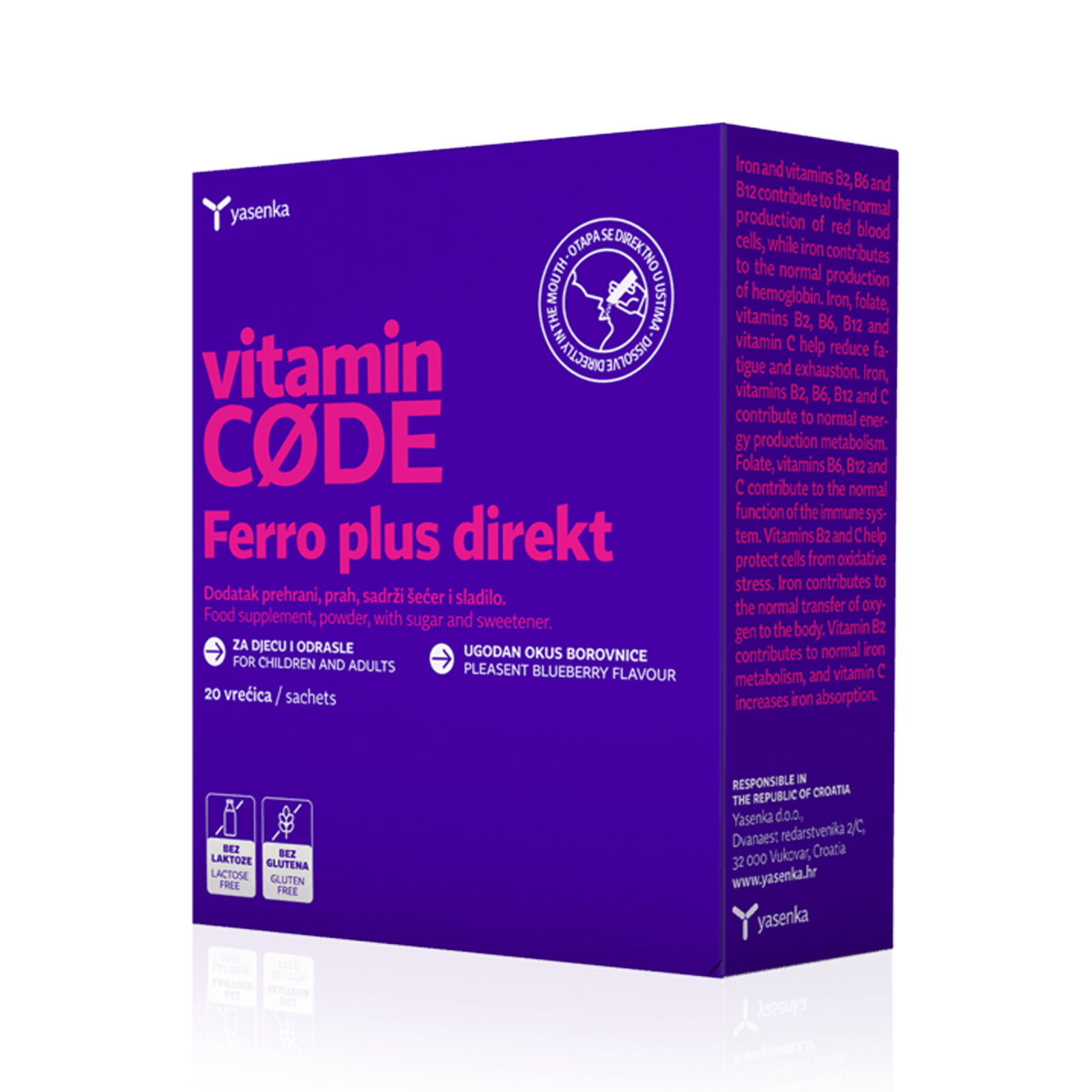 Yasenka vitamīnu kods Ferro Plus