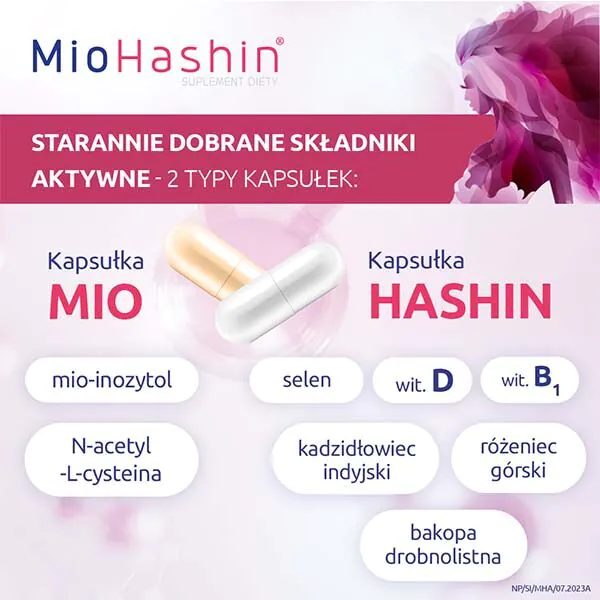 MioHashin 30 Kapsułek + 60 Kapsułek