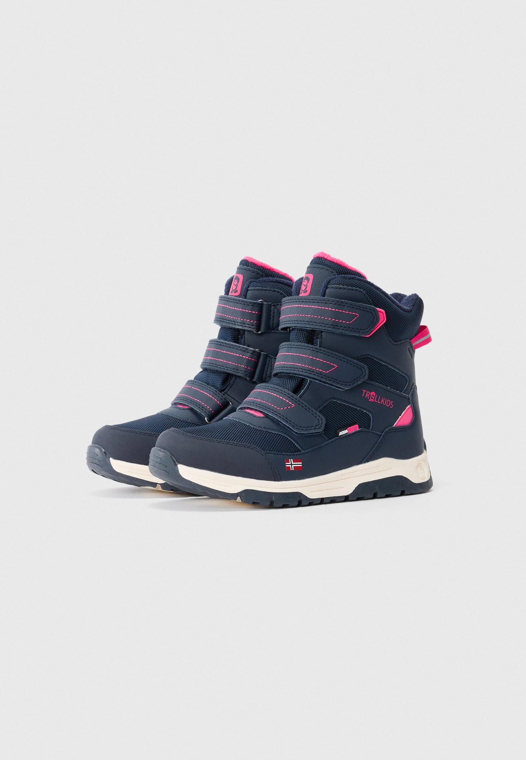 TROLLKIDS LOFOTEN UNISEX - Winterlaarzen - navy/magenta