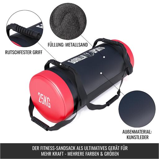 25 kg worek z piaskiem Gorilla Sports