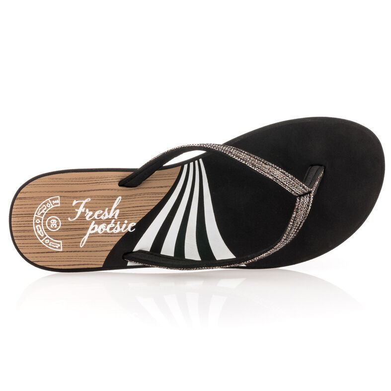 Sorte klipklappere / sandaler til kvinder