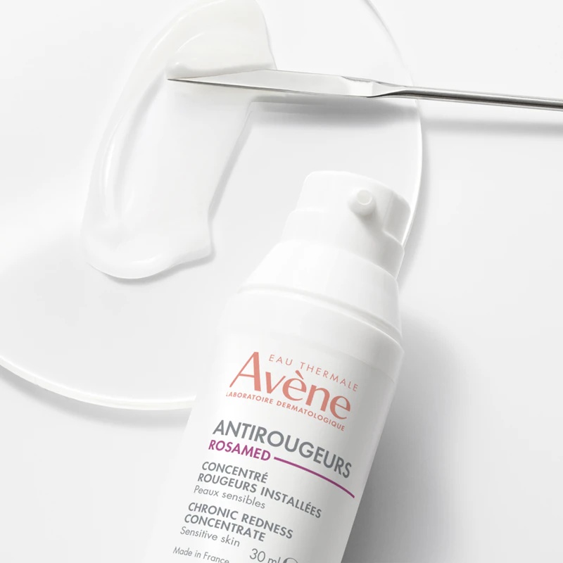 „Avène Antirougeurs Rosamed“ koncentruotas kremas nuo paraudimo ir išsiplėtusių kapiliarų jautriai odai.