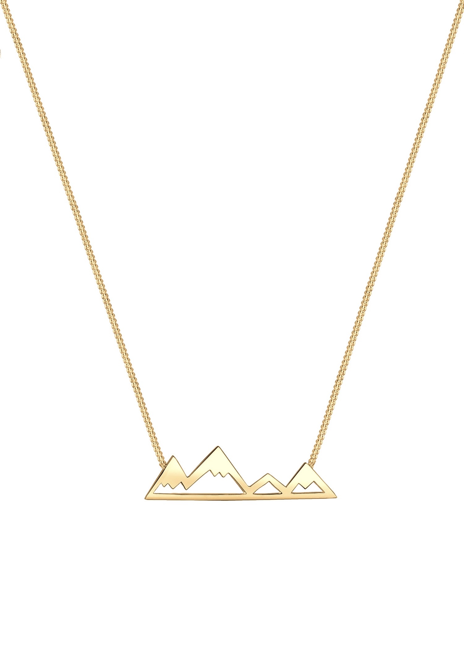 Elli Femme Pendentif Montagne Voyage en Argent Sterling 925