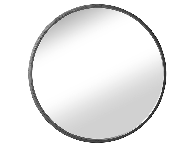 Lustro ścienne w ramie Circle 80 cm okrągłe czarne