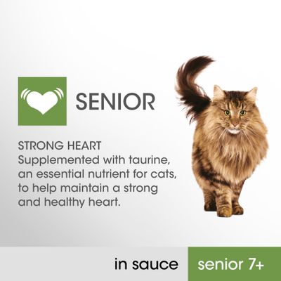 Perfect Fit Senior 7+ poser – blandet pakke i saus